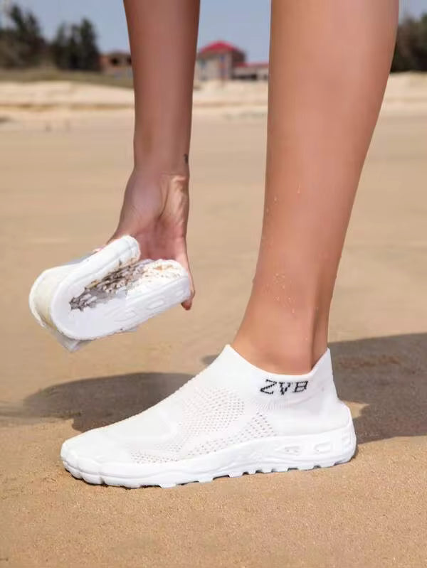 ZVB Barefoot-Friendly Water Shoes, Soft-Soled Women's Beach Shoes For Swimming, Diving, Outdoor Quick-Dry Summer Sandals, Fishing Water Shoes, Non-Slip Breathable Wading Shoes